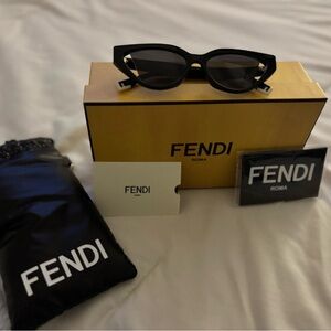 Fendi Bold Black Sunglasses for Men
